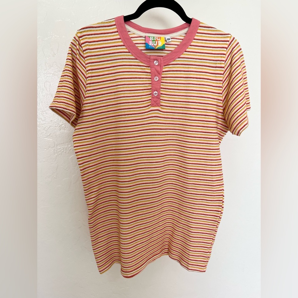 Big Bud Honey Comb Henley Shirt